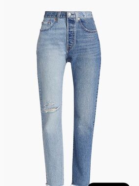Levi’s 501 Two Tone Straight Leg Jeans
